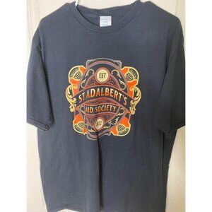 Black XL Graphic Tee 100% Cotton